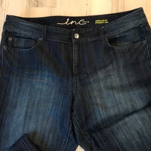 INC denim Regular fit Straight leg jeans size 14